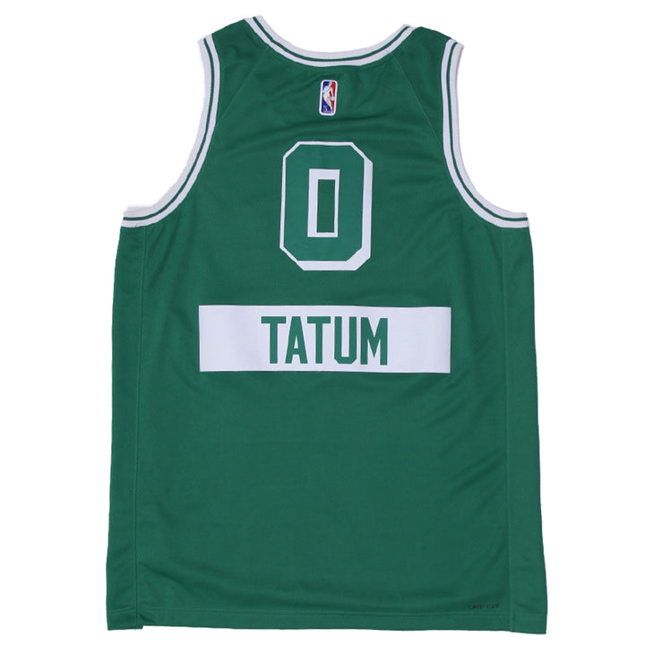 Mens Nike Jayson Tatum #00 Celtics Jersey Green