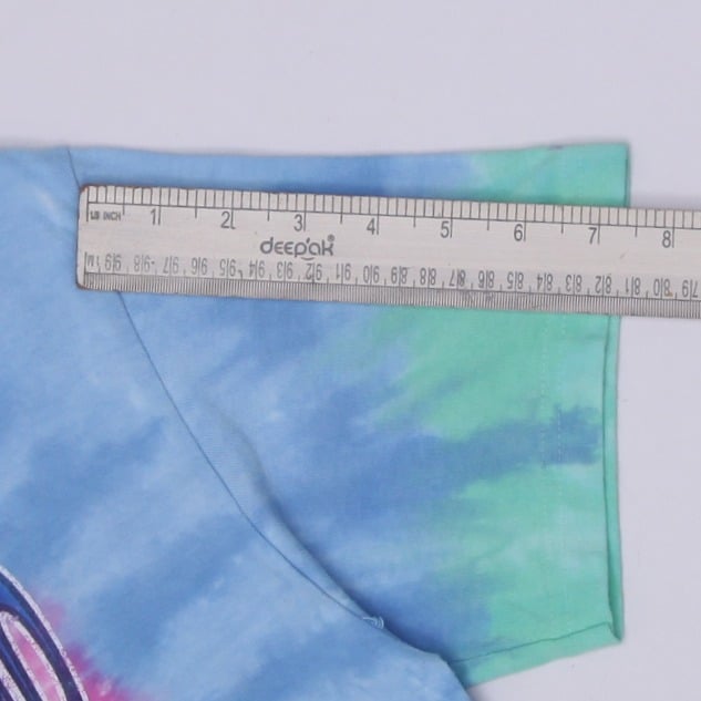 Mens Liquid Blue Grateful Dead Rainbow Spiral Tie Dye T-Shirt Size M