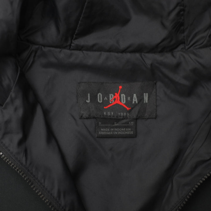 Ladies Jordan Windbreaker Black Hooded Full Zip Lightweight Sportswear S