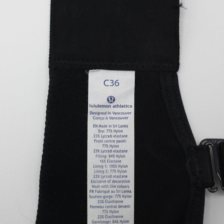 Ladies Lululemon "Run Times Bra"  Sports Bra Size C36 | Migration_Blouses & Tops - Back View | Fashion Rerun