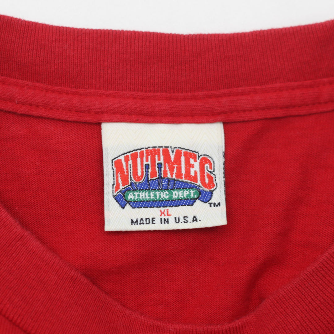 Vintage NBA Chicago Bulls Michael Jordan Locker T-Shirt S.Stitch Made In USA Nutmeg XL - Fashion Rerun Vintage Migration_T-Shirt