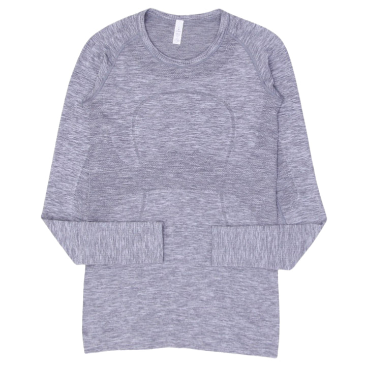 Ladies Lululemon Stretch Long Sleeve Sports T-Shirt