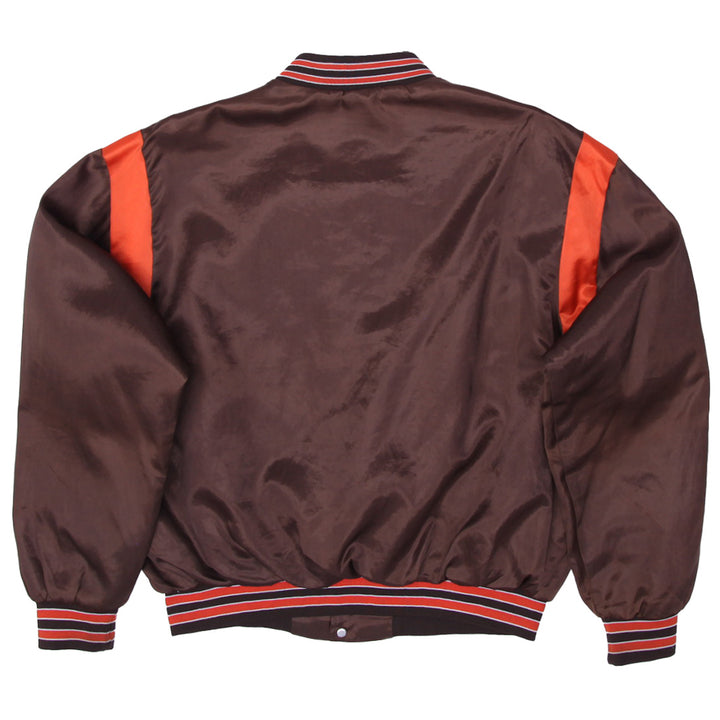 Vintage Cleveland Browns NFL Football Satin Swingster Jacket