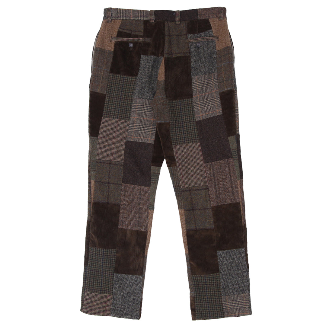 Mens J.Crew Woolen & Corduroy Patched Pants - Fashion Rerun Vintage Migration_Pants
