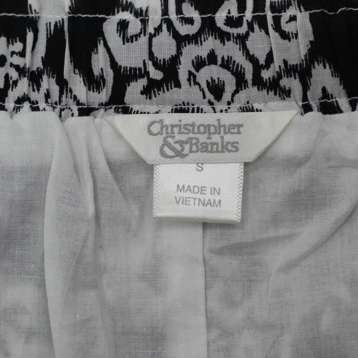 Y2K Ladies Christopher & Banks Boho Tiered Maxi Skirt Size S