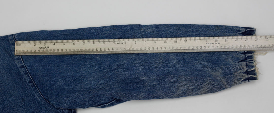 Vintage 90s Polo By Ralph Lauren Distressed Denim Jacket