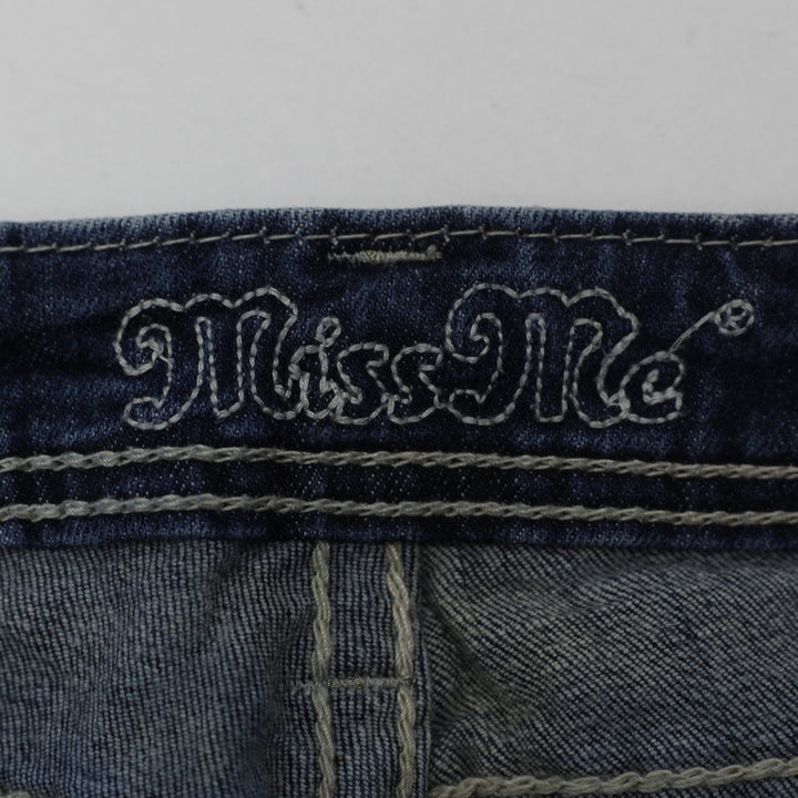 Y2K Ladies Miss Me Bootcut Embroidered Embellished Bootcut Jeans Size 28