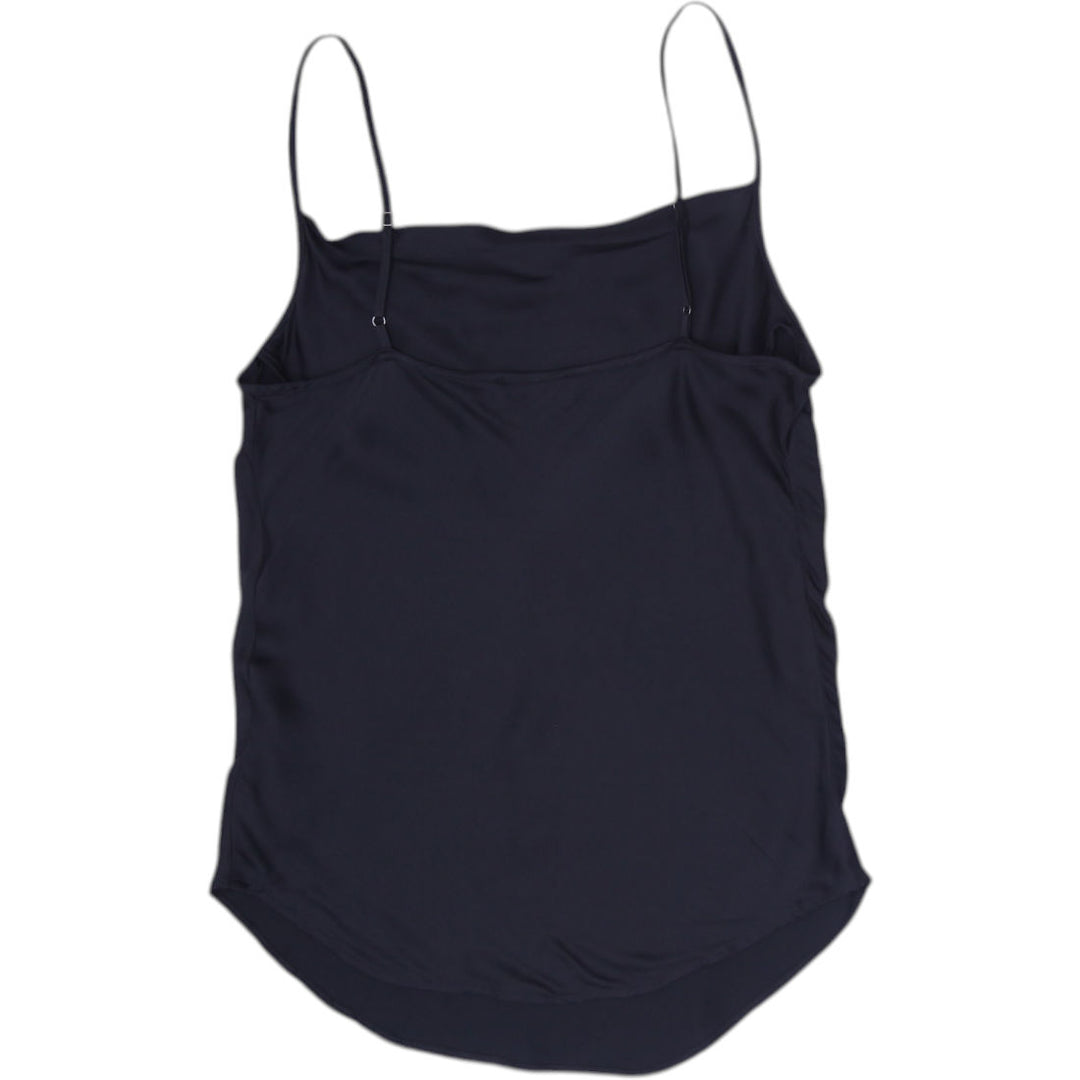 Y2K Ladies 7 For All Mankind Camisole Black Strappy Top Size XS