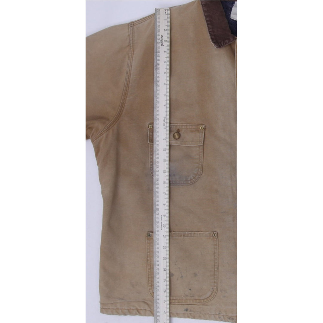 Vintage Carhartt 68LC Workwear Jacket Brown Distressed Canvas | Migration_Jackets - View 7 | Fashion Rerun