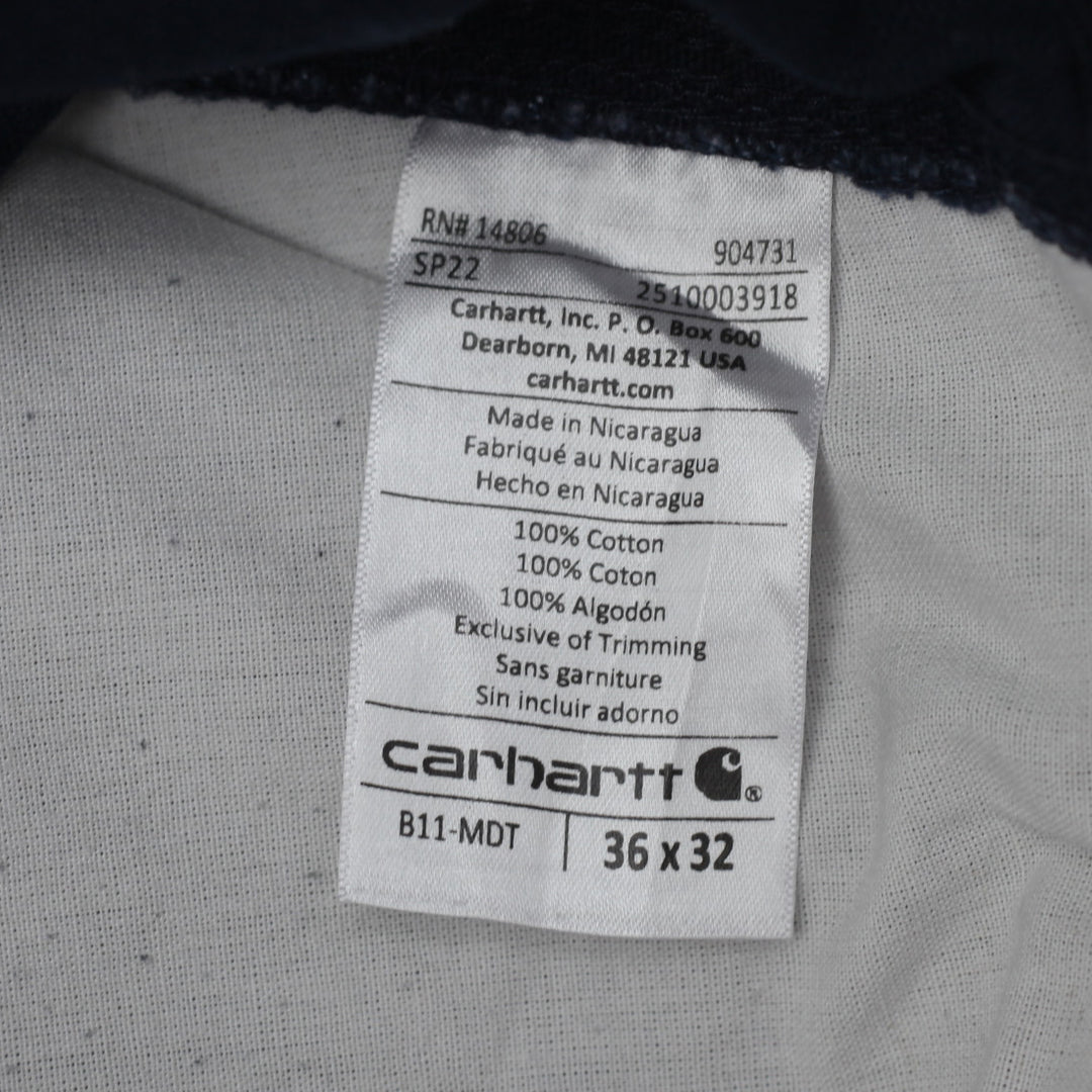 Mens Carhartt B11-MDT Carpenter Pants Navy Blue - Fashion Rerun Vintage Migration_Pants