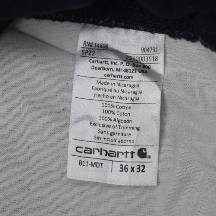 Mens Carhartt B11-MDT Carpenter Pants Navy Blue - Fashion Rerun Vintage Migration_Pants