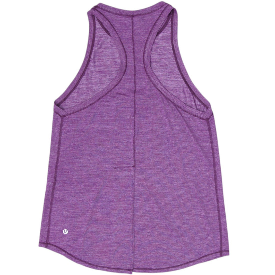 Ladies Lululemon Athletica Seamless High Neck Racerback Workout Tank Top Size 6