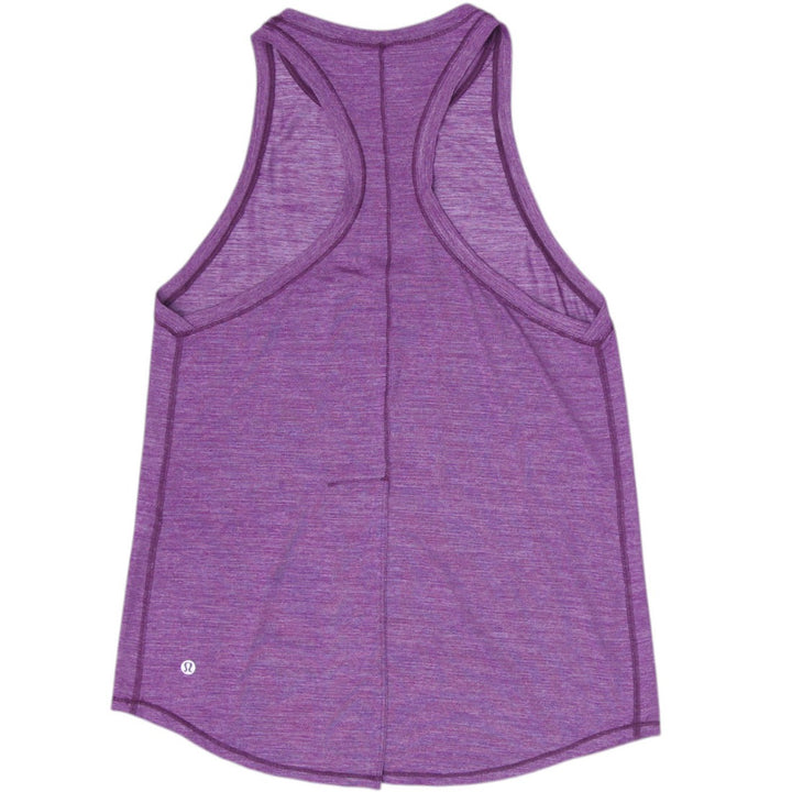 Ladies Lululemon Athletica Seamless High Neck Racerback Workout Tank Top Size 6