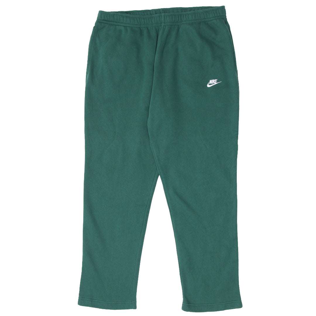 Mens Nike Embroidered Fleece Sweatpants Green - Fashion Rerun Vintage Migration_Pants