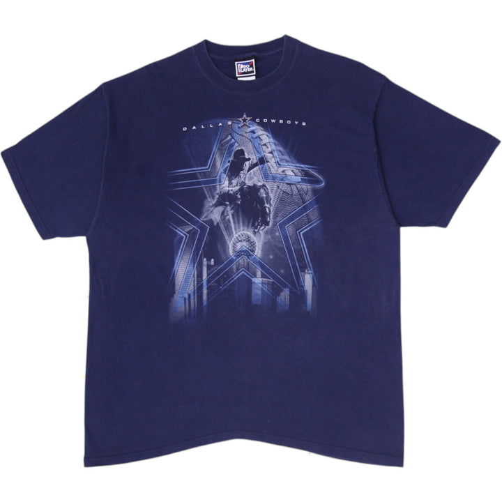 Vintage 90s Pro Player Dallas Star Cowboy T-Shirt Size XL