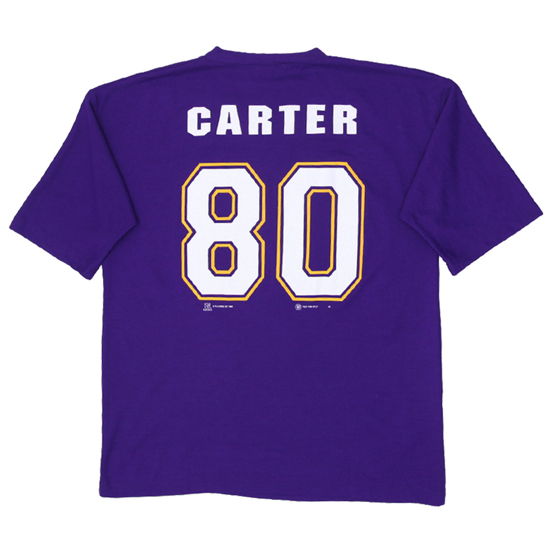 Vintage 1998 Minnesota Vikings Shirt Jersey #80 Carter Players NFL Men