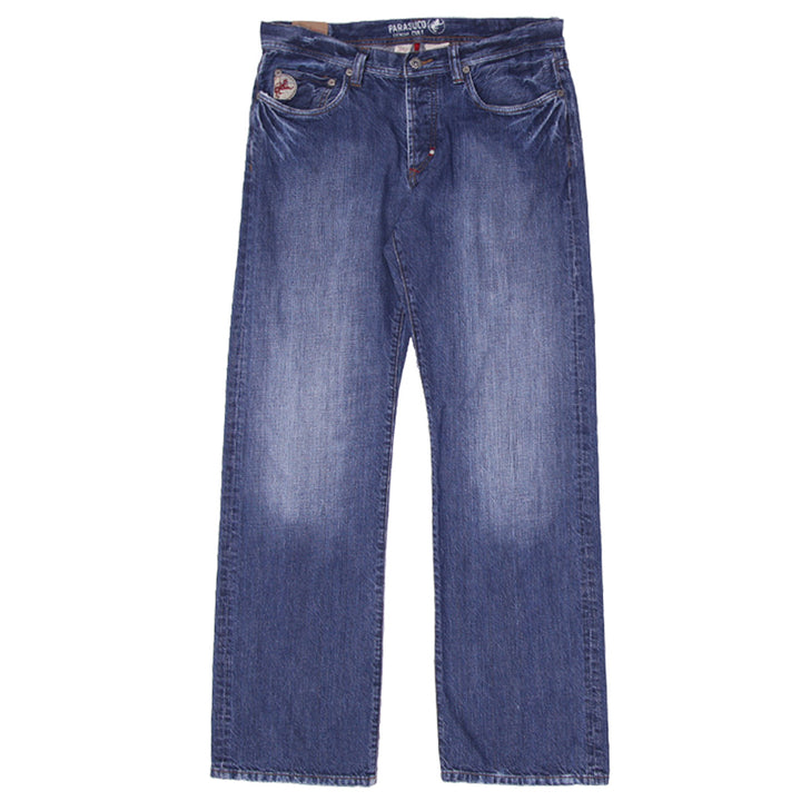 Y2K Mens Parasuco Denim Cut Button Fly Jeans