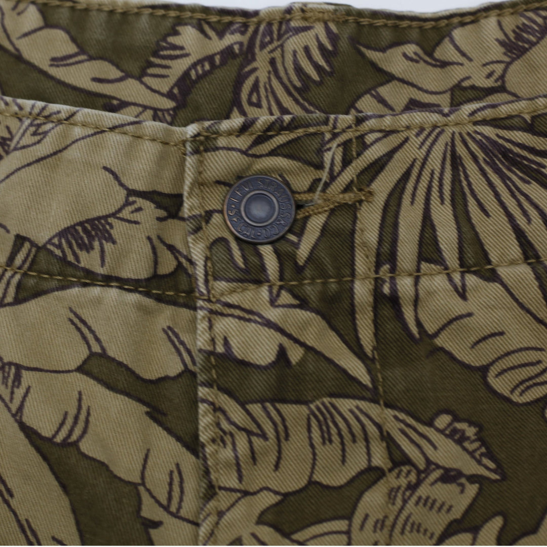 Mens Levi’s Men’s Tropical Floral Khaki Cargo Shorts W33