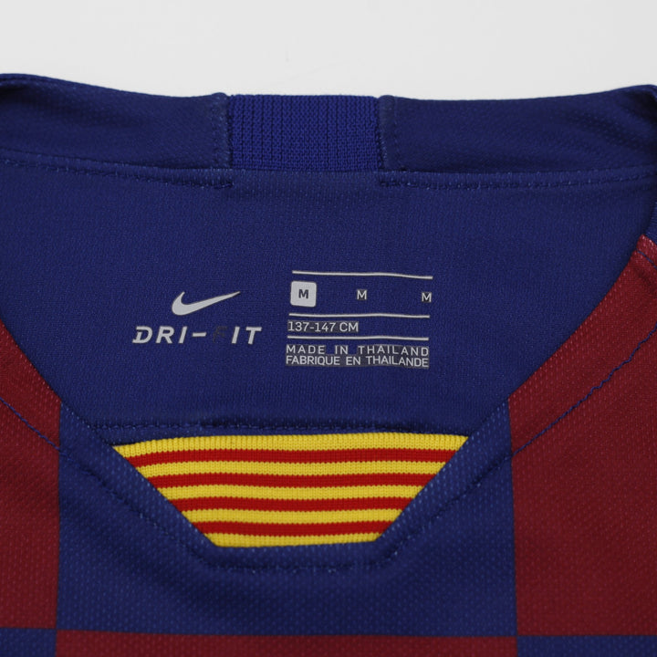 2019-2020 Boys Nike Junior FCB Barcelona La Liga Home Jersey Size M | Migration_Jerseys - Back View | Fashion Rerun