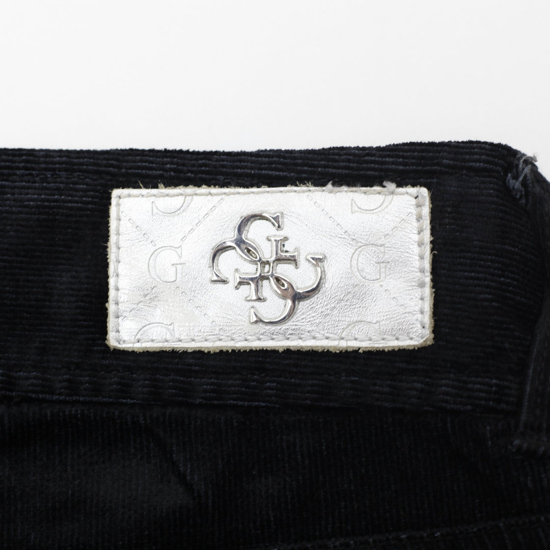 Y2K Ladies Guess Jeans "Daredevil" Bootcut Corduroy Pants Size 27