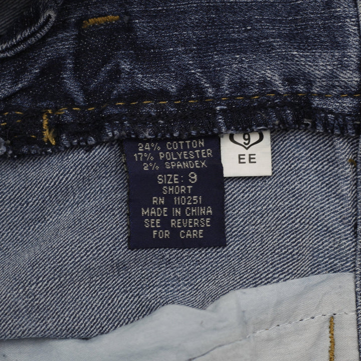 Y2K Ladies Angels Low Mid Rise Flared Leg Denim Jeans Size 9