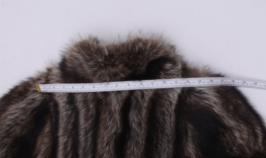 Exquisite Mid-Century Luxury Vintage Longline Striped Richard-Donald Long Fur Coat | Migration_Fur Antiques - | Fashion Rerun