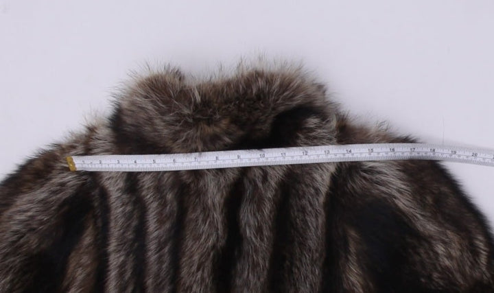 Exquisite Mid-Century Luxury Vintage Longline Striped Richard-Donald Long Fur Coat | Migration_Fur Antiques - | Fashion Rerun
