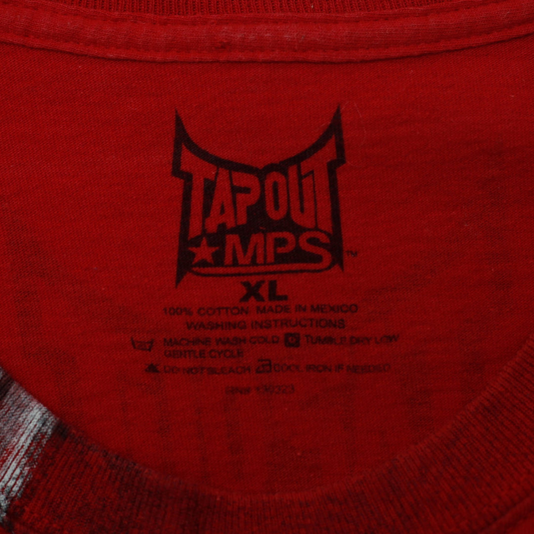 Y2K Mens Tapout MPS Tribal Graphic T-Shirt Size XL