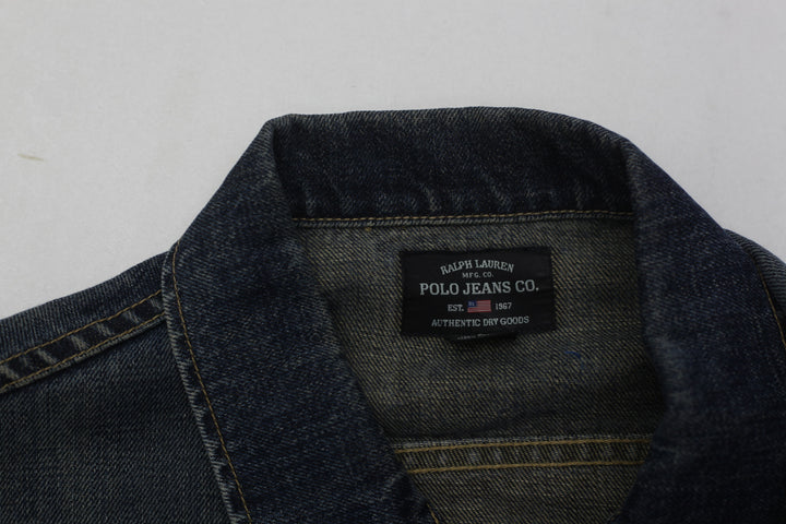 Vintage Ralph Lauren Polo Jeans Denim Tracker Jacket