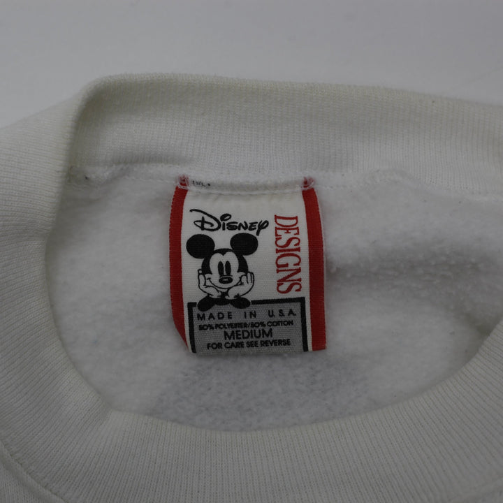Vintage 90s Disney Mickey Mouse Double Sided Sweatshirt Made in USA Size M