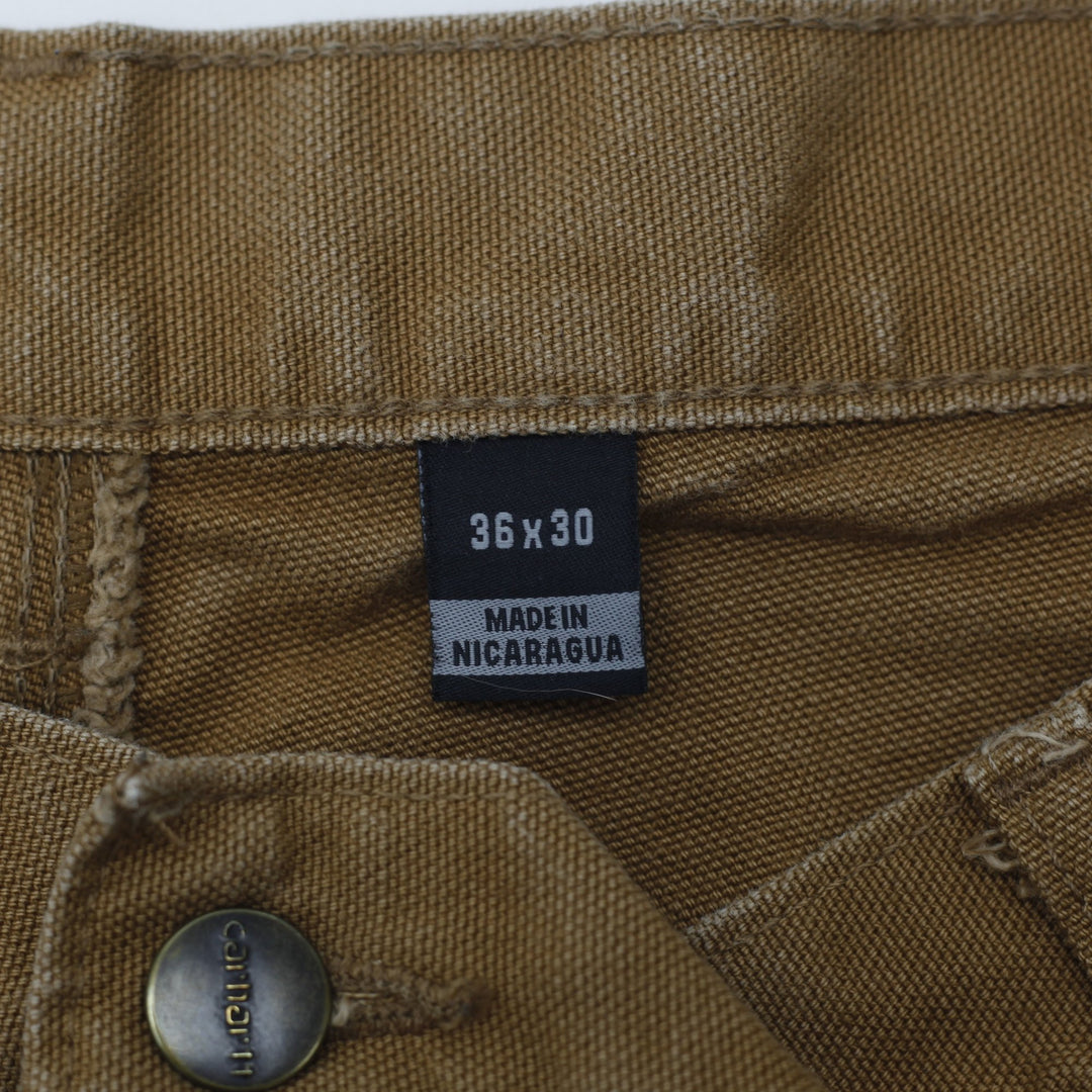 Mens Carhartt B11-BRN Loose Fit Workwear Pants Size 36 x 30