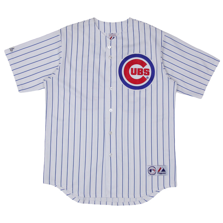 Vintage Majestic Chicago Cubs Woods 34 Baseball Jersey Made In USA - Fashion Rerun Vintage Migration_Jersey