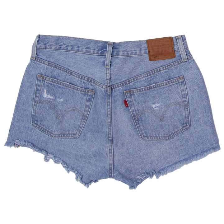 Ladies Levi's Strauss & Co. 501 Ripped Denim Shorts