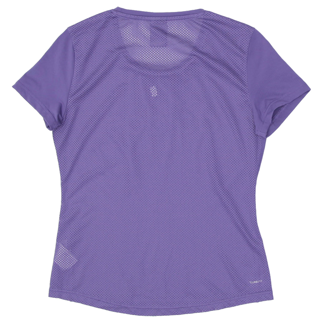 Ladies Adidas Logo Back Mesh Sports T-Shirt