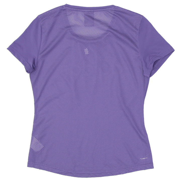 Ladies Adidas Logo Back Mesh Sports T-Shirt