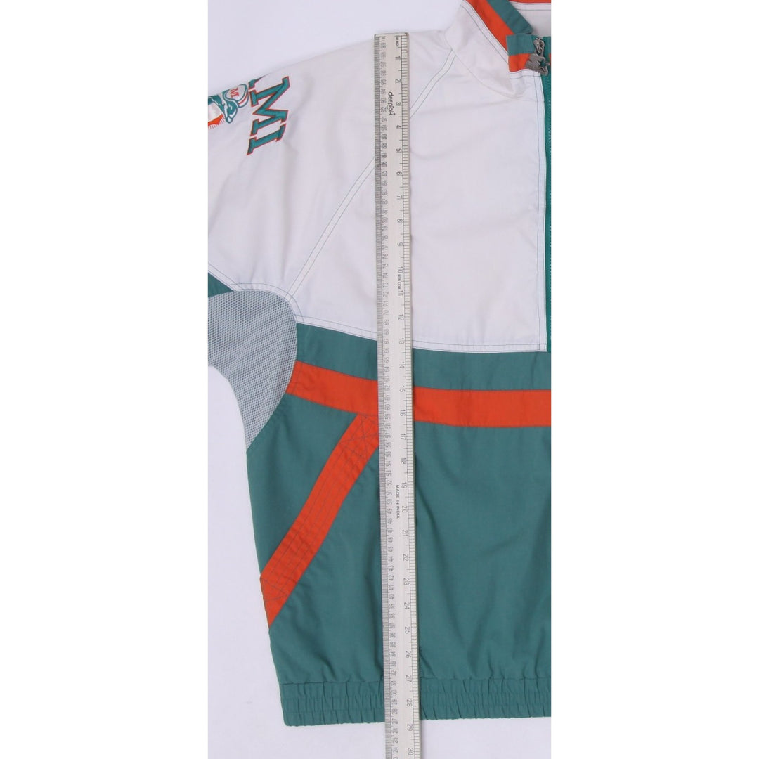 Vintage 1990s Starter NFL Miami Dolphins Quarter Zip Jacket Size XL | Migration_Jackets - View 7 | Fashion Rerun