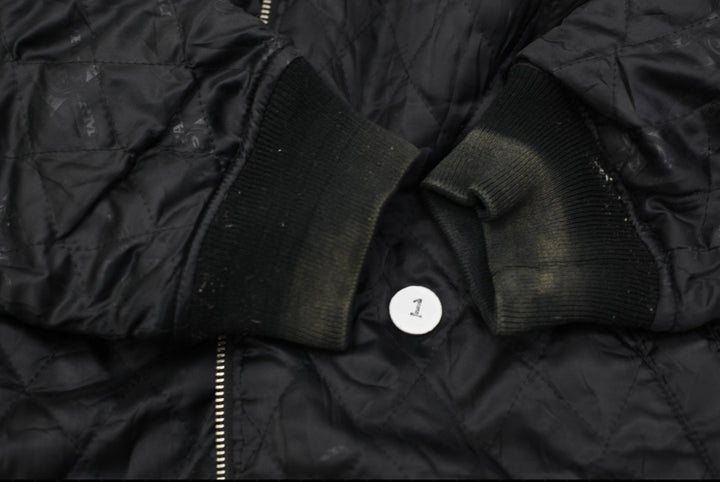 Vintage Mens Avirex Reversible Varsity Jacket Black Leather Patchwork | Migration_Jackets UAENAT20 - View 6 | Fashion Rerun
