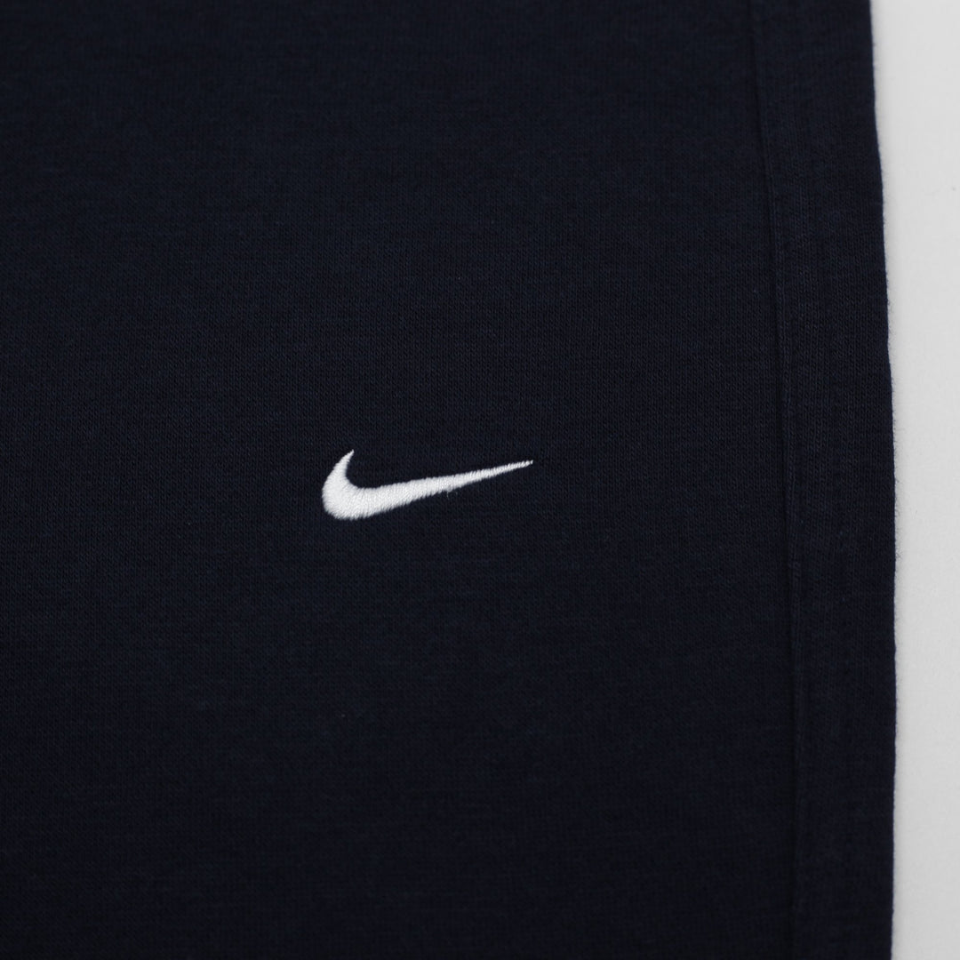 Ladies Nike Classic Embroidered Swoosh Straight-Leg Sweatpants Navy Blue Size S