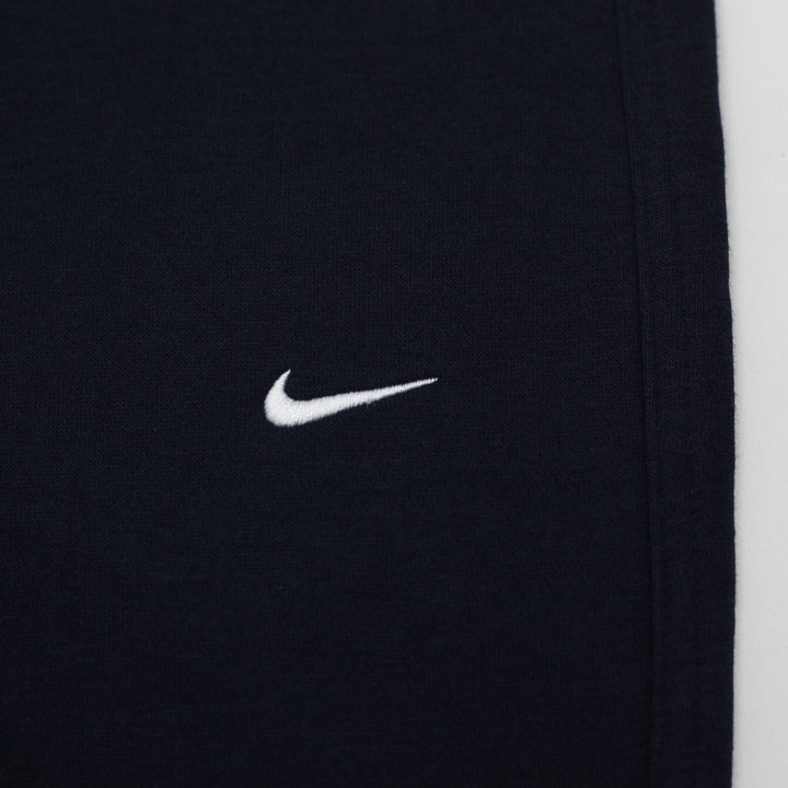 Ladies Nike Classic Embroidered Swoosh Straight-Leg Sweatpants Navy Blue Size S