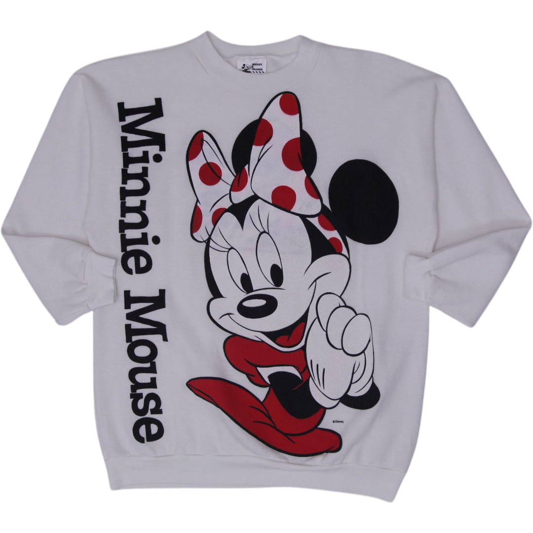 Vintage Ladies 90s Minnie Mouse Disney Crewneck Sweatshirt Size M