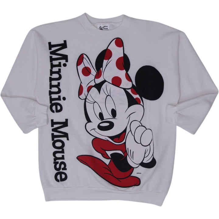 Vintage Ladies 90s Minnie Mouse Disney Crewneck Sweatshirt Size M