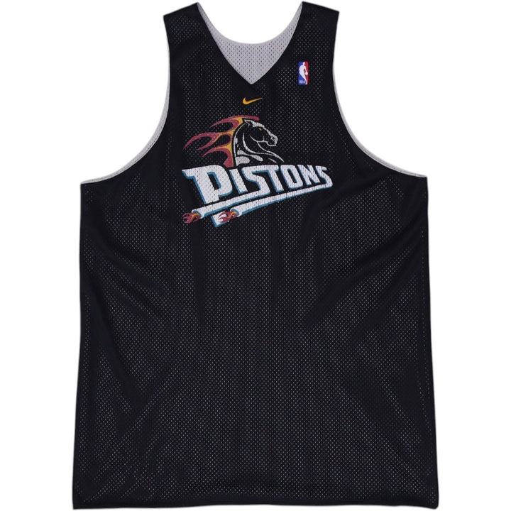 Vintage Nike NBA Detroit Pistons Reversible Mesh Practice Basketball Jersey