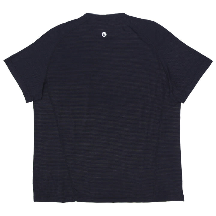 Mens Lululemon Short Sleeve T-Shirts Black - Fashion Rerun Vintage Migration_T-Shirt