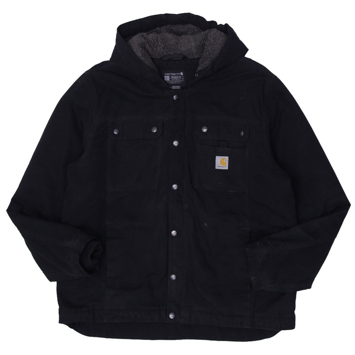 Mens Carhartt Relaxed Fit 103826 BLK Hooded Jacket