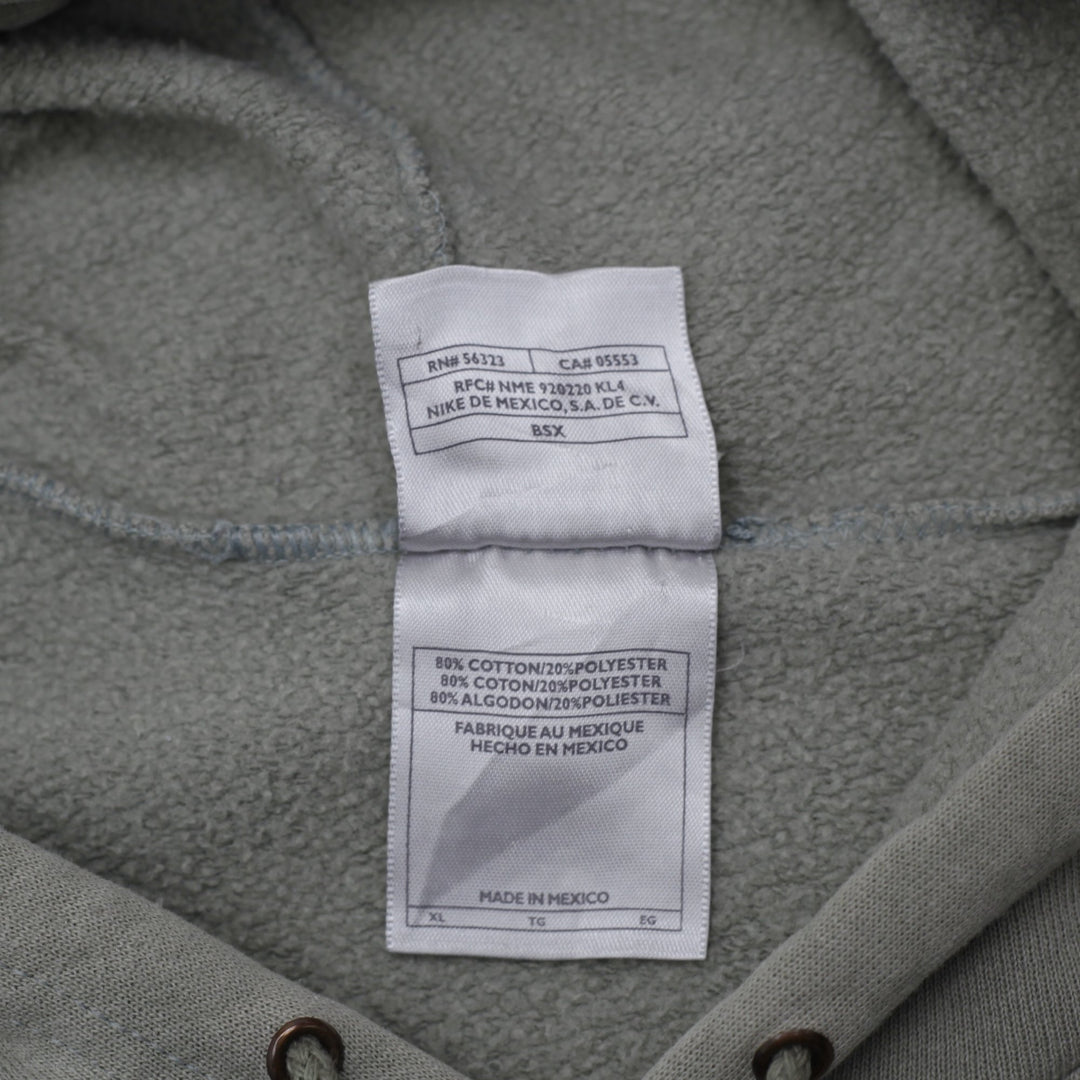 Vintage Nike Embroidered Center Swoosh Logo Pullover Hoodie XL | Migration_Hoodies - Detail View | Fashion Rerun