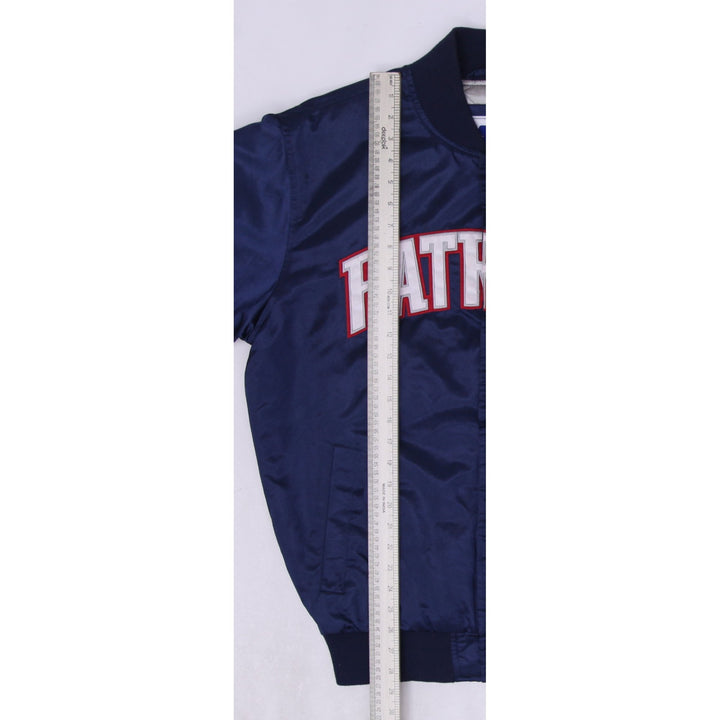 Vintage Starter New England Patriots AFC NFL Football Satin Bomber Jacket Size M