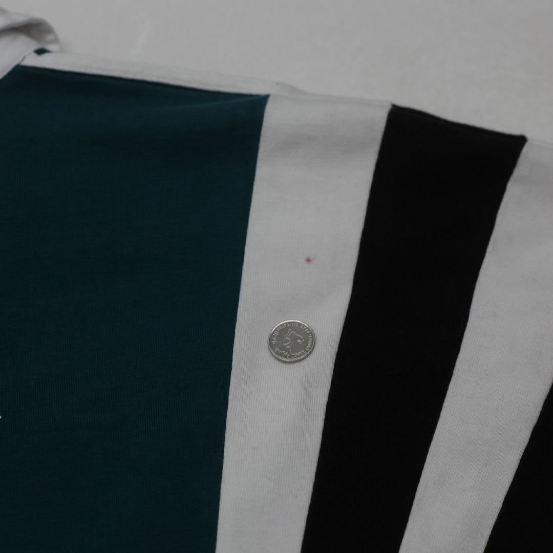Vintage Adidas Training Rugby Polo Shirt -Size Large - Fashion Rerun Vintage Migration_T-Shirt