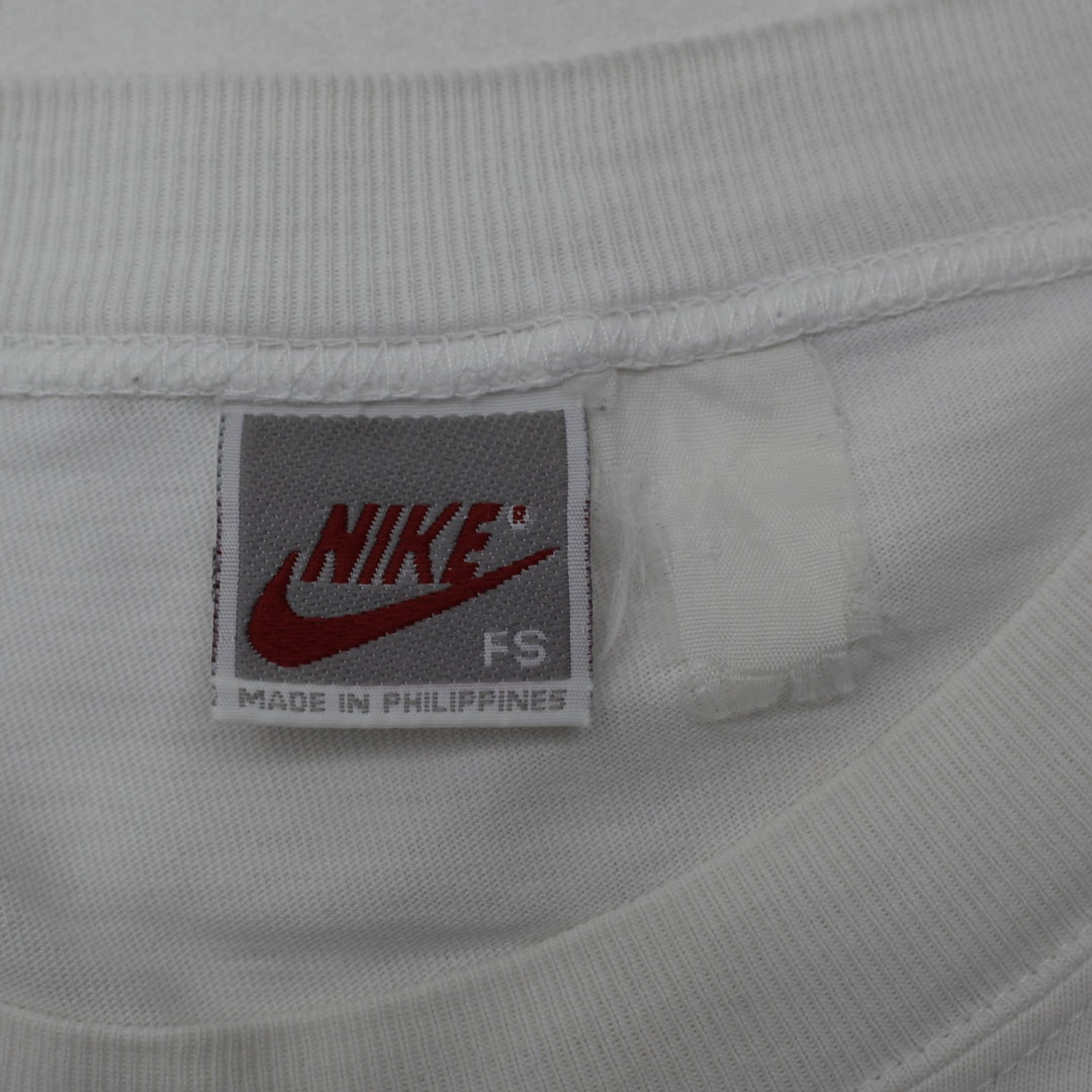 Vintage 90s Nike Jordan Graphic T-Shirt Size FS | Migration_T-Shirts - Back View | Fashion Rerun
