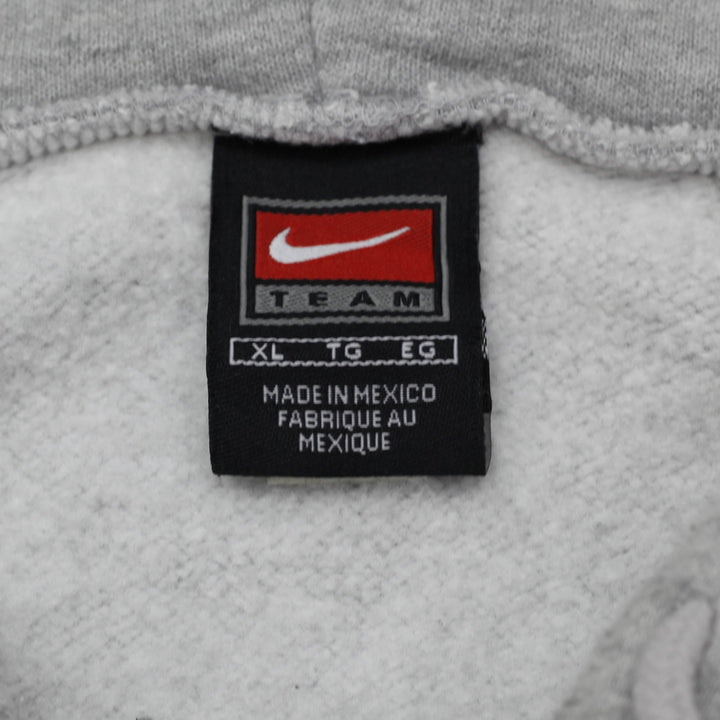 Vintage Mens Nike Lakers Hoodie Gray Sweatshirt Logo NBA Size XL