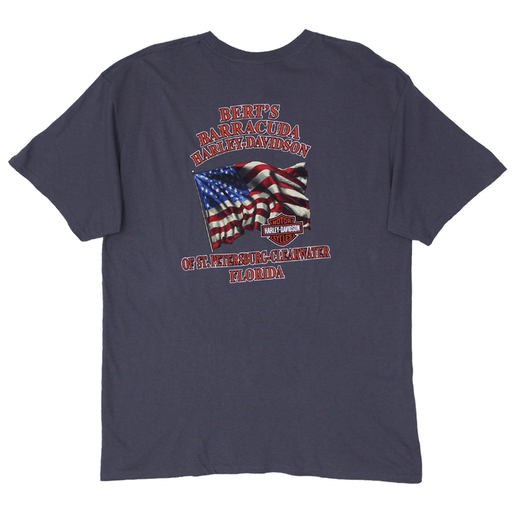 Mens Harley Davidson Bert's Barracuda T-Shirt - Fashion Rerun Vintage Migration_T-Shirt